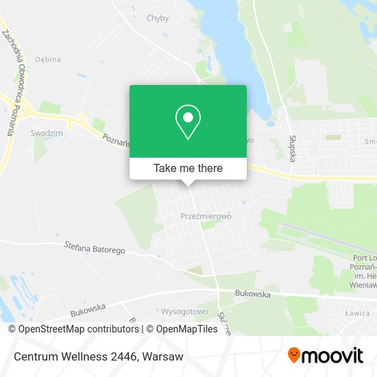 Centrum Wellness 2446 map