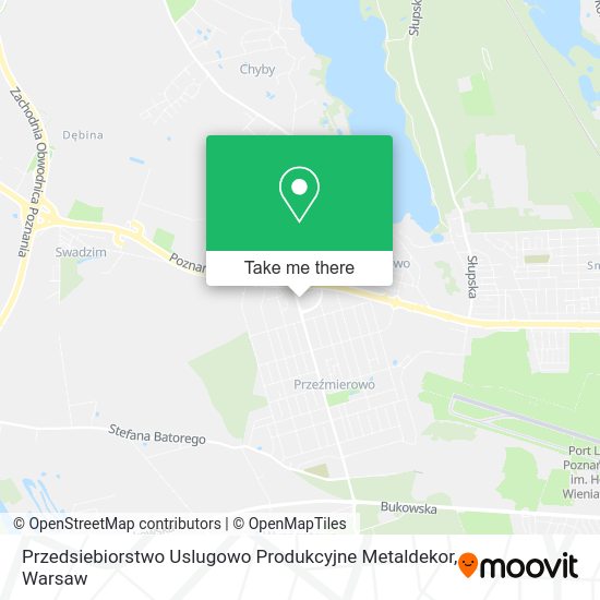 Przedsiebiorstwo Uslugowo Produkcyjne Metaldekor map