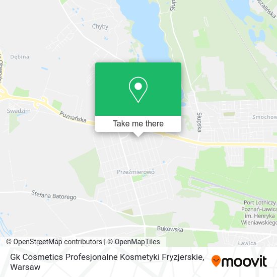 Gk Cosmetics Profesjonalne Kosmetyki Fryzjerskie map