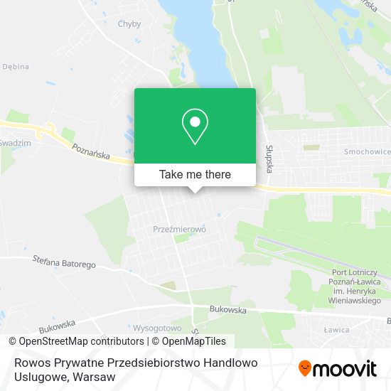 Rowos Prywatne Przedsiebiorstwo Handlowo Uslugowe map