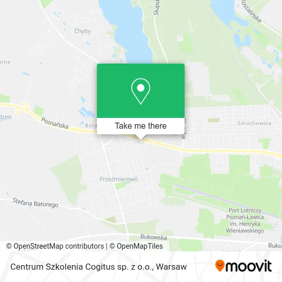 Карта Centrum Szkolenia Cogitus sp. z o.o.