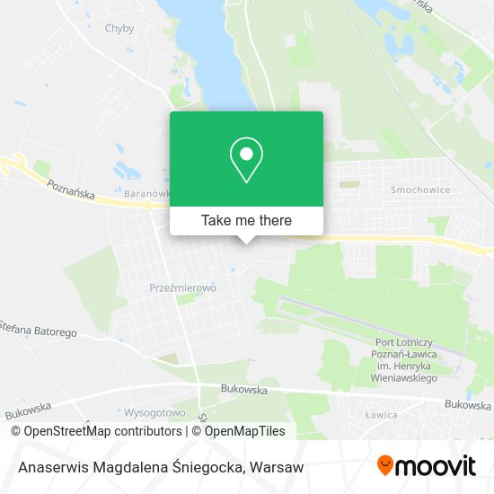 Anaserwis Magdalena Śniegocka map