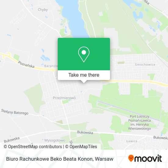 Biuro Rachunkowe Beko Beata Konon map