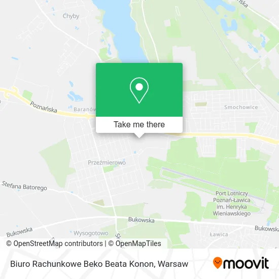 Карта Biuro Rachunkowe Beko Beata Konon