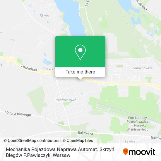 Mechanika Pojazdowa Naprawa Automat. Skrzyń Biegów P.Pawlaczyk map