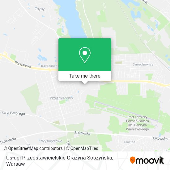 Usługi Przedstawicielskie Grażyna Soszyńska map