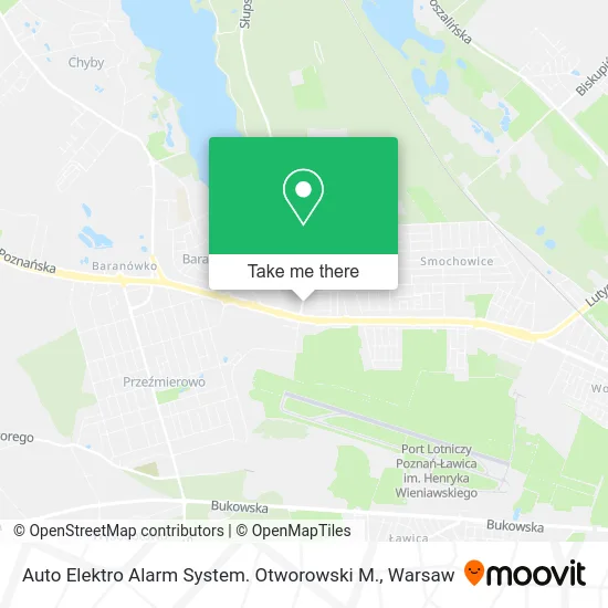 Карта Auto Elektro Alarm System. Otworowski M.