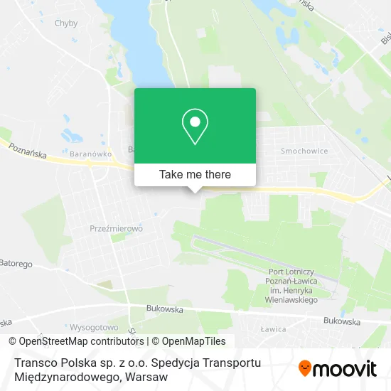 Карта Transco Polska sp. z o.o. Spedycja Transportu Międzynarodowego