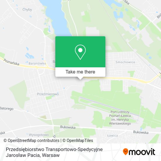 Карта Przedsiębiorstwo Transportowo-Spedycyjne Jarosław Pacia