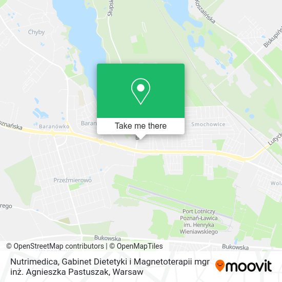 Nutrimedica, Gabinet Dietetyki i Magnetoterapii mgr inż. Agnieszka Pastuszak map