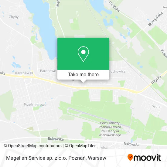 Карта Magellan Service sp. z o.o. Poznań