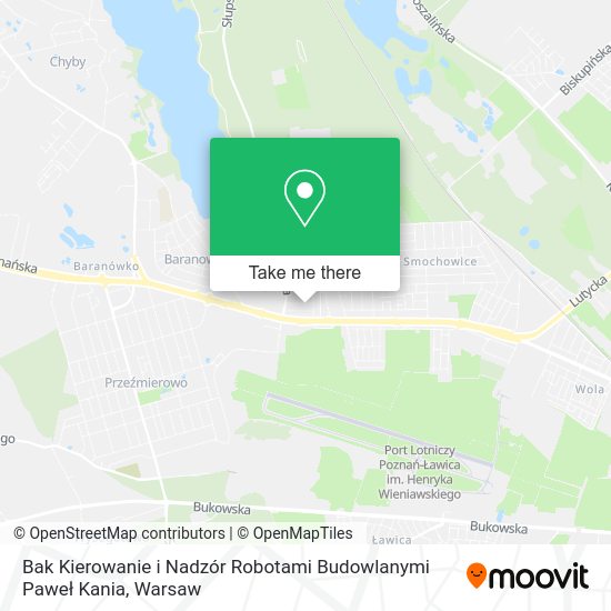 Bak Kierowanie i Nadzór Robotami Budowlanymi Paweł Kania map