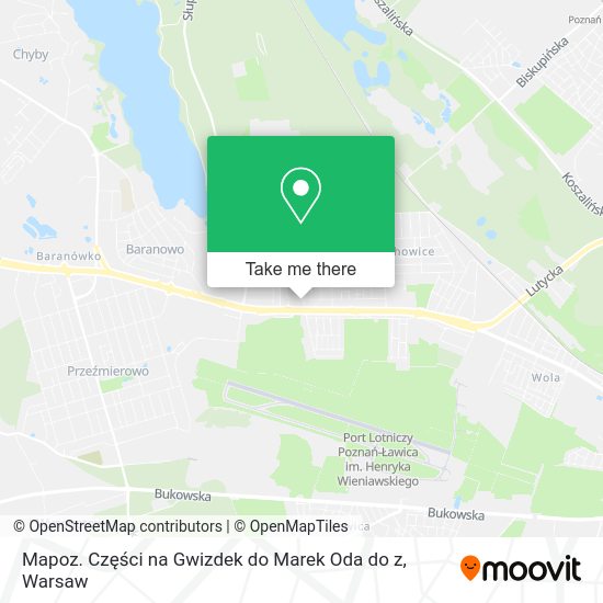 Mapoz. Części na Gwizdek do Marek Oda do z map