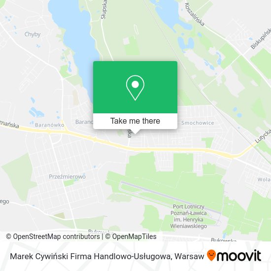 Marek Cywiński Firma Handlowo-Usługowa map