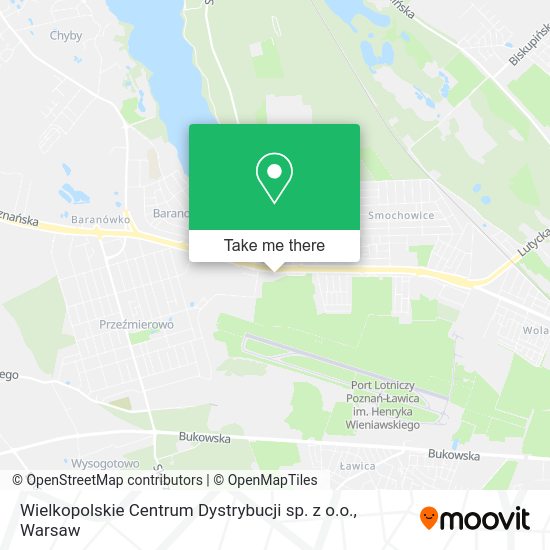 Wielkopolskie Centrum Dystrybucji sp. z o.o. map