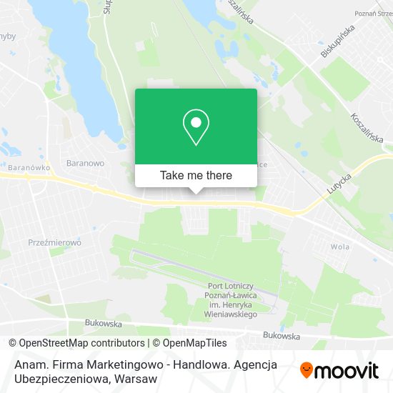 Anam. Firma Marketingowo - Handlowa. Agencja Ubezpieczeniowa map