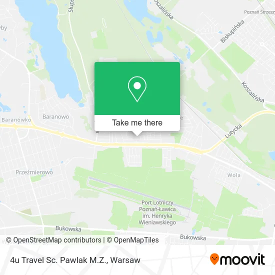 Карта 4u Travel Sc. Pawlak M.Z.