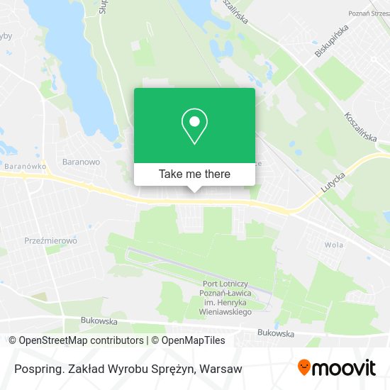 Pospring. Zakład Wyrobu Sprężyn map