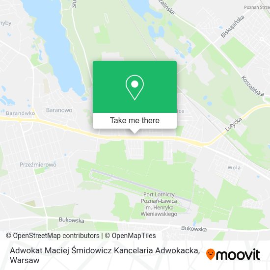 Adwokat Maciej Śmidowicz Kancelaria Adwokacka map