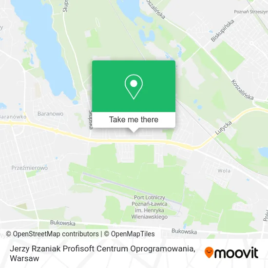 Карта Jerzy Rzaniak Profisoft Centrum Oprogramowania