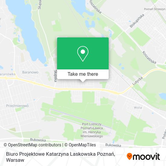 Biuro Projektowe Katarzyna Laskowska Poznań map