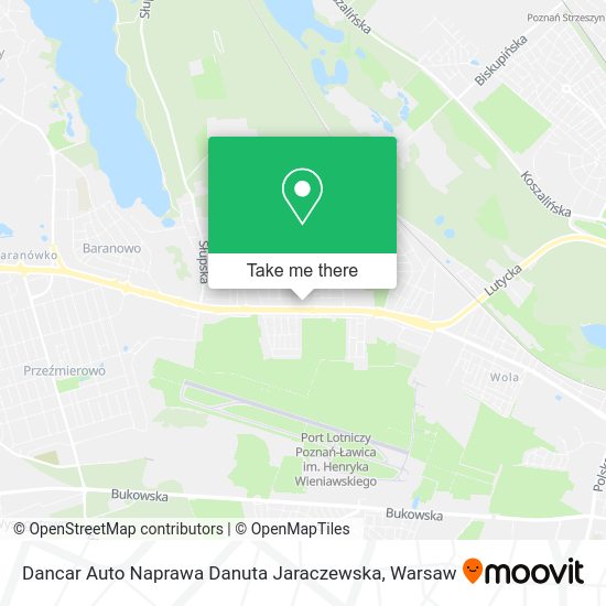 Карта Dancar Auto Naprawa Danuta Jaraczewska