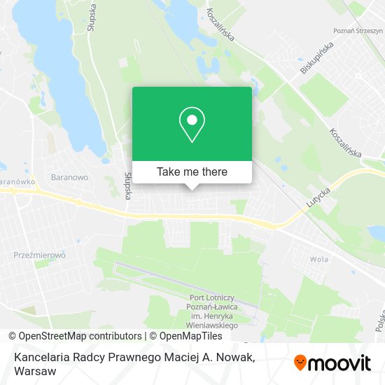 Kancelaria Radcy Prawnego Maciej A. Nowak map