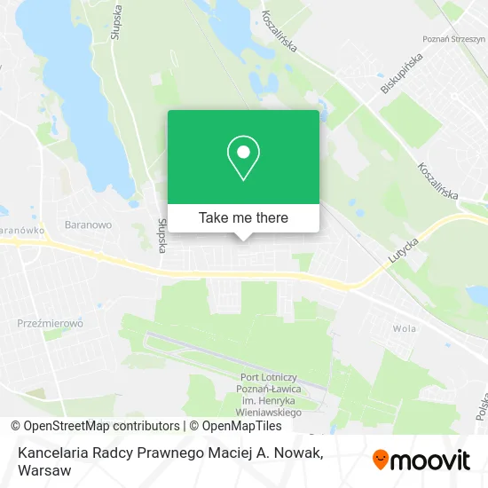 Карта Kancelaria Radcy Prawnego Maciej A. Nowak