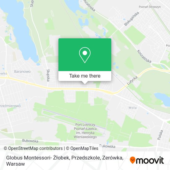 Globus Montessori- Żłobek, Przedszkole, Zerówka map