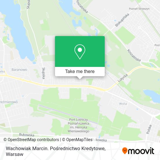 Wachowiak Marcin. Pośrednictwo Kredytowe map