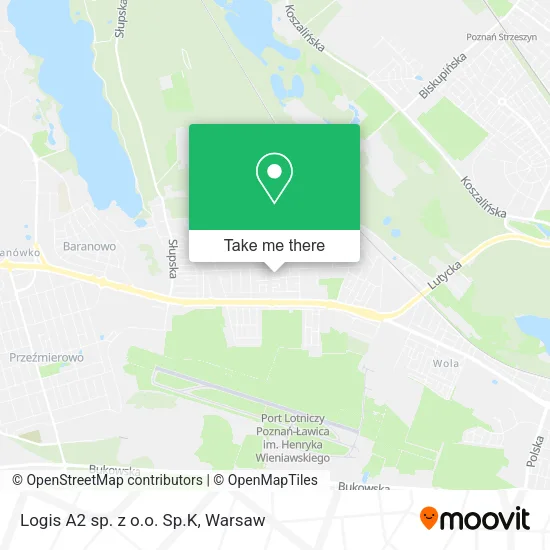Карта Logis A2 sp. z o.o. Sp.K