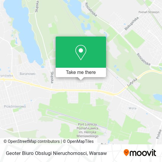 Geoter Biuro Obslugi Nieruchomosci map