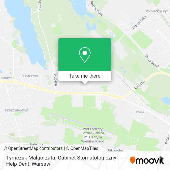 Tymczuk Małgorzata. Gabinet Stomatologiczny Help-Dent map