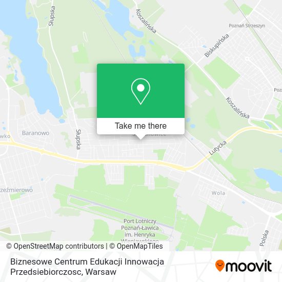 Biznesowe Centrum Edukacji Innowacja Przedsiebiorczosc map