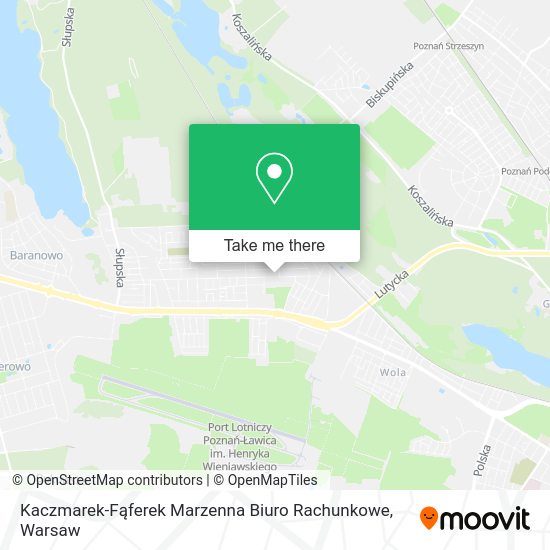 Kaczmarek-Fąferek Marzenna Biuro Rachunkowe map