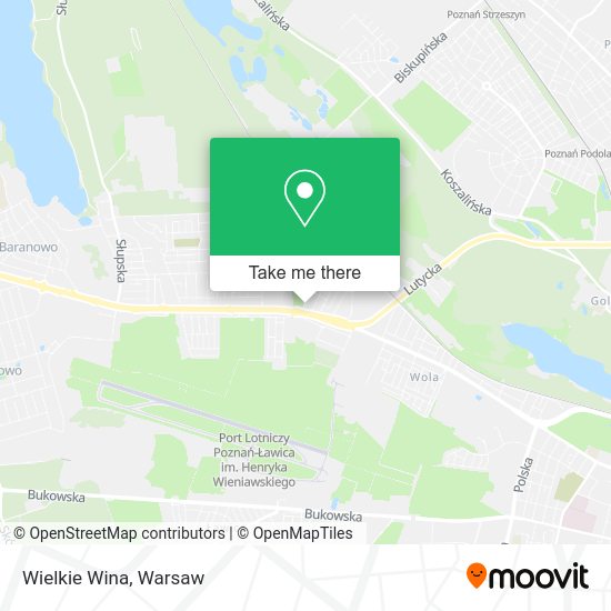 Wielkie Wina map