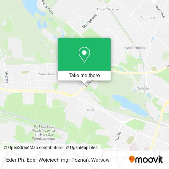 Карта Eder Ph. Eder Wojciech mgr Poznań