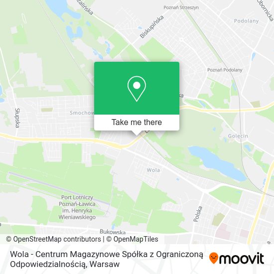 Wola - Centrum Magazynowe Spółka z Ograniczoną Odpowiedzialnością map