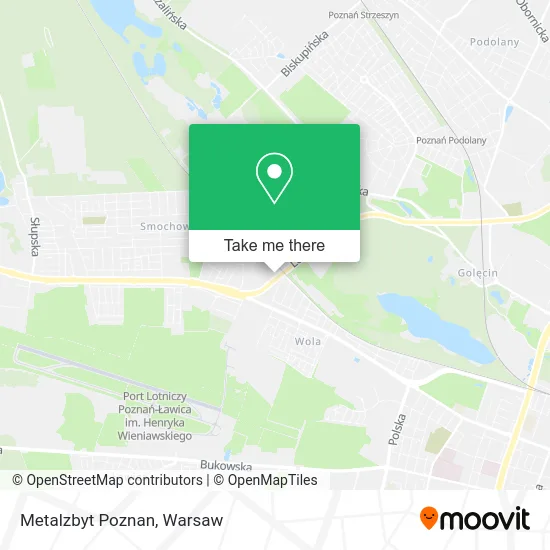 Карта Metalzbyt Poznan