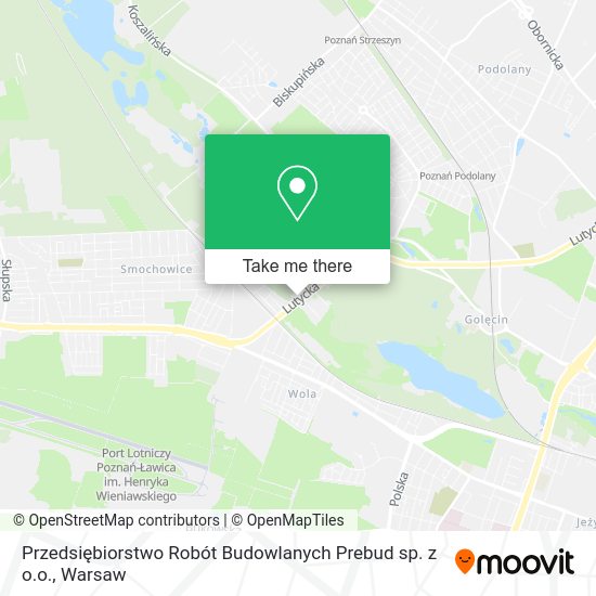 Przedsiębiorstwo Robót Budowlanych Prebud sp. z o.o. map