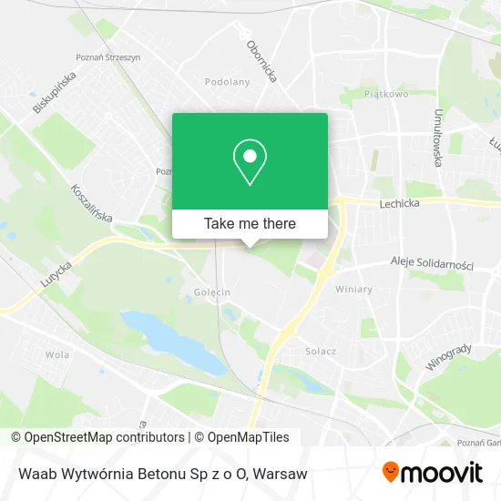Карта Waab Wytwórnia Betonu Sp z o O