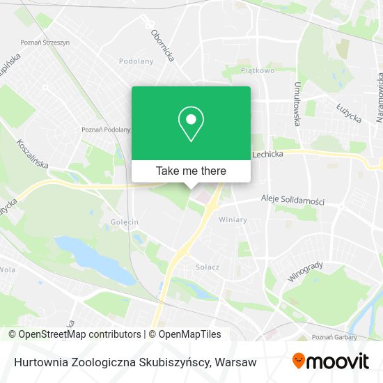 Hurtownia Zoologiczna Skubiszyńscy map