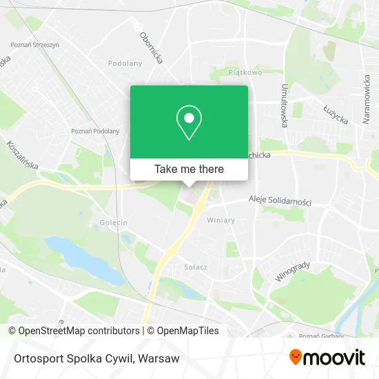 Карта Ortosport Spolka Cywil