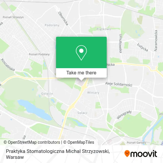Карта Praktyka Stomatologiczna Michal Strzyzowski