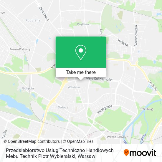 Przedsiebiorstwo Uslug Techniczno Handlowych Mebu Technik Piotr Wybieralski map