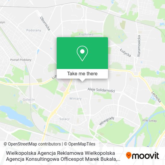 Wielkopolska Agencja Reklamowa Wielkopolska Agencja Konsultingowa Officespot Marek Bukała map