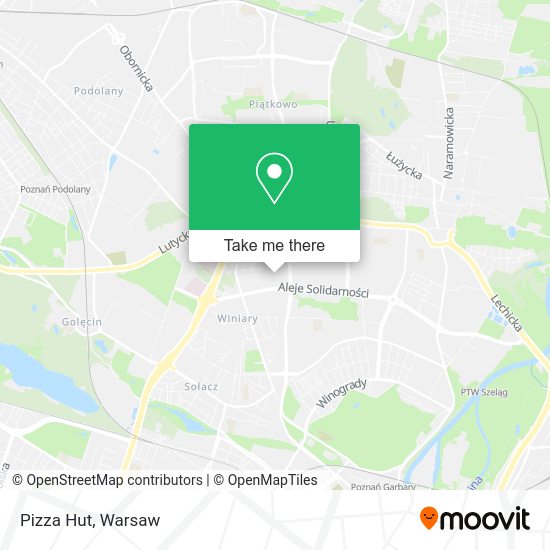 Pizza Hut map