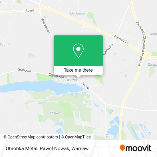 Obróbka Metali Paweł Nowak map