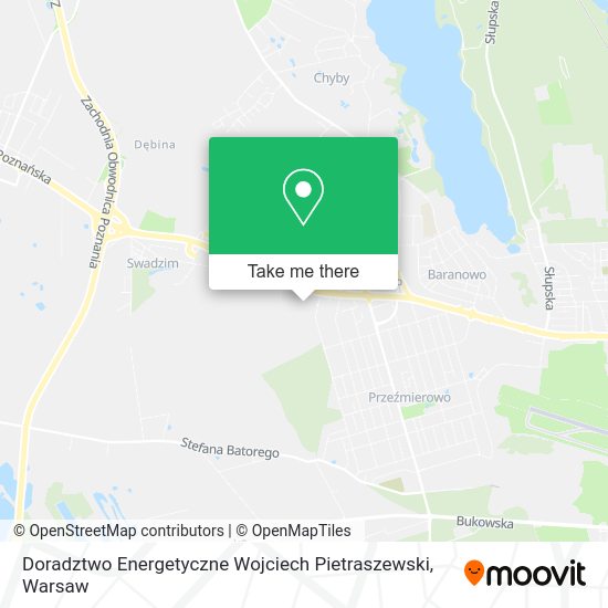 Doradztwo Energetyczne Wojciech Pietraszewski map