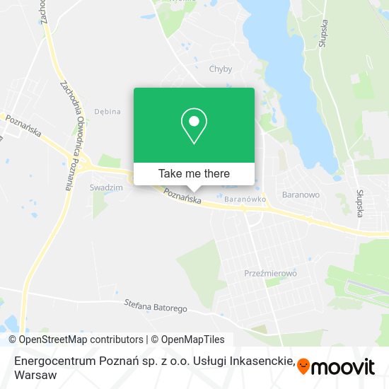 Energocentrum Poznań sp. z o.o. Usługi Inkasenckie map